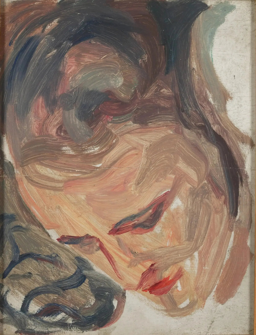 Frauenkopf - Edvard Munch