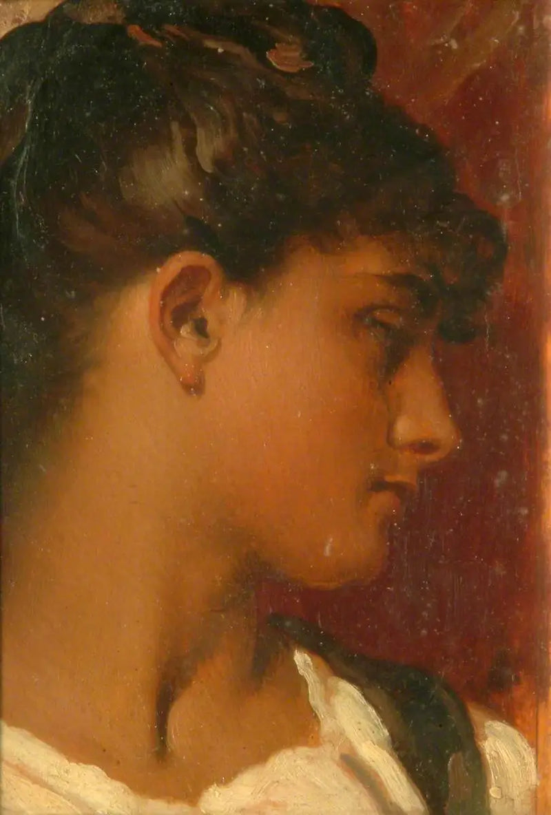 Kopf einer Frau - Frederic Leighton