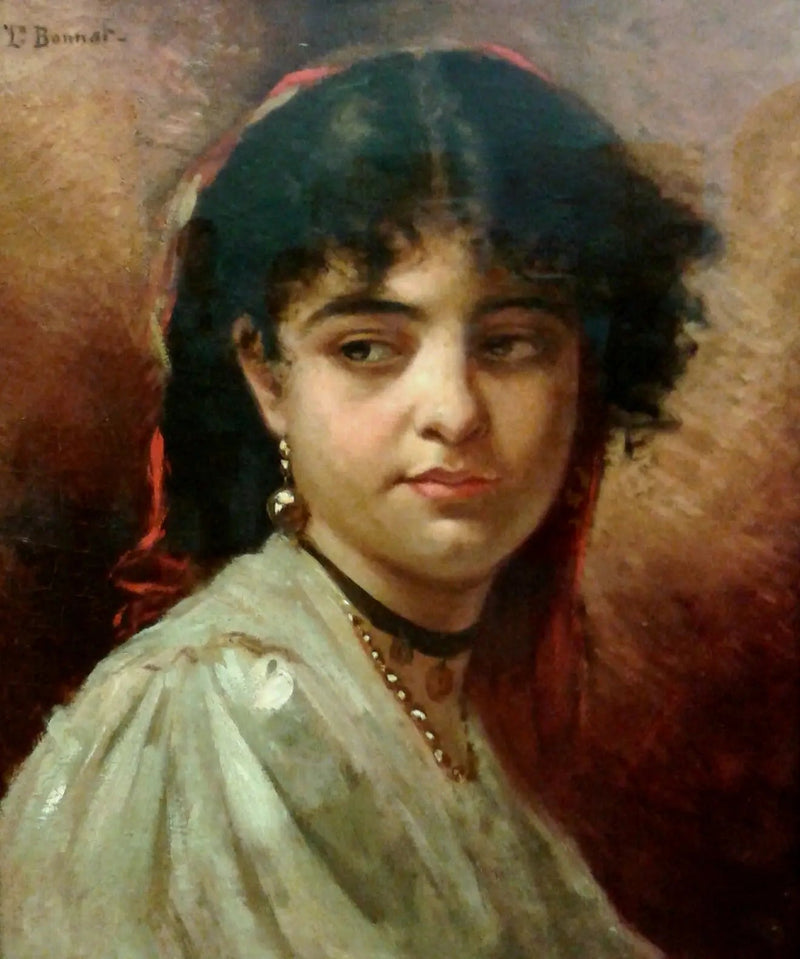 Kopf einer Frau - Léon Bonnat