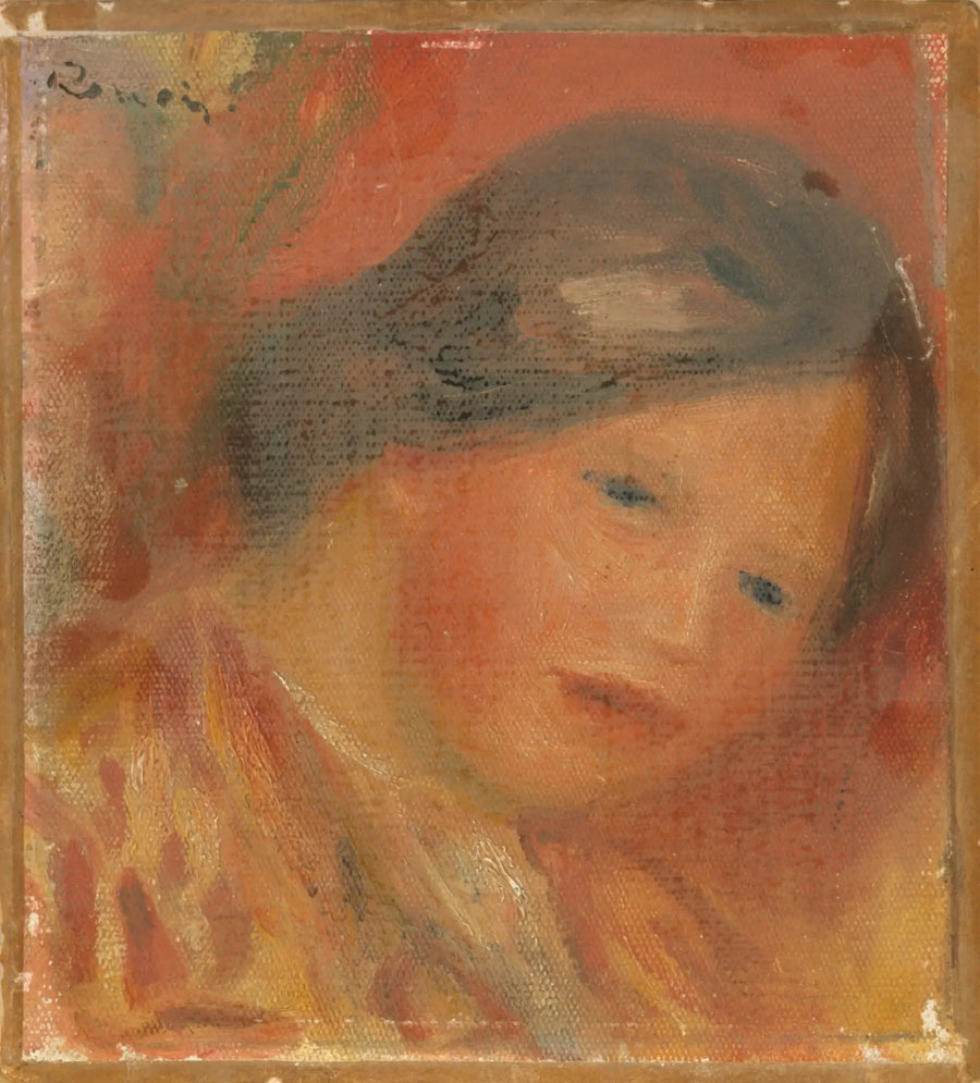 Frauengesicht - Pierre-Auguste Renoir
