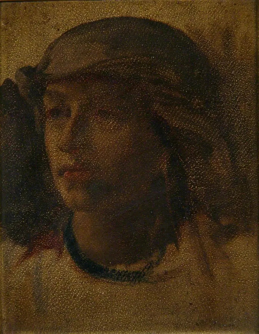 Kopf eines Mädchens - Frederic Leighton