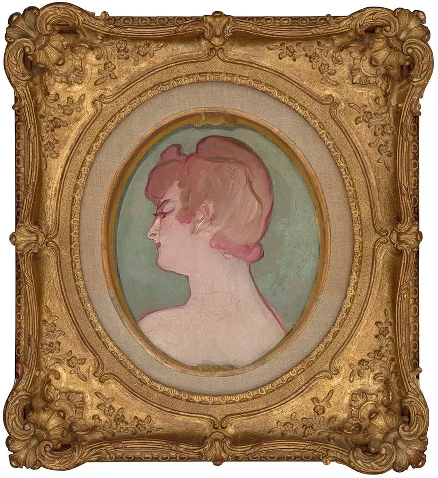 Mädchenkopf - Henri de Toulouse-Lautrec