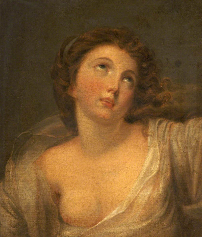 Mädchenkopf - Jean-Baptiste Greuze