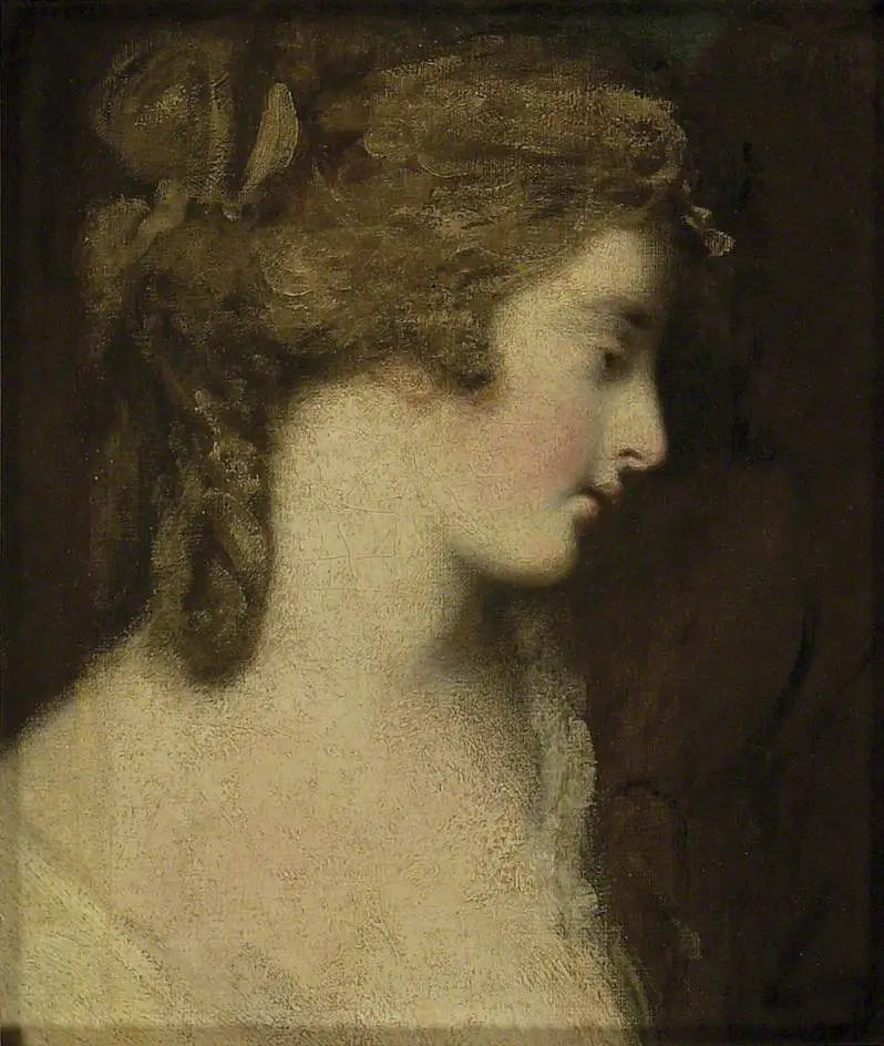 Kopf eines Mädchens - Joshua Reynolds