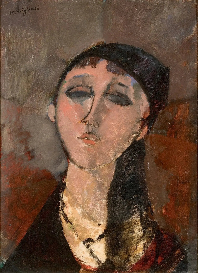 Mädchenkopf (Louise) - Amedeo Modigliani