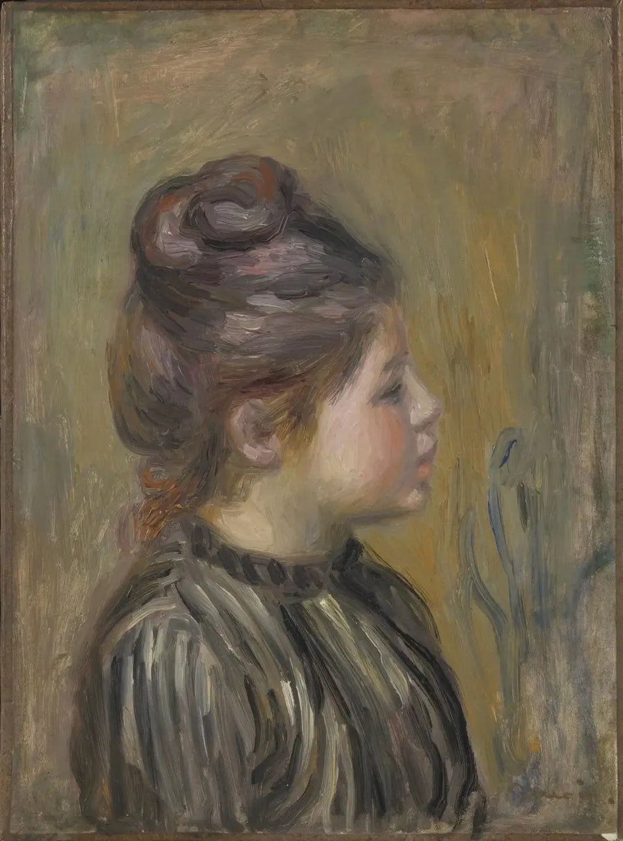 Mädchenkopf - Pierre-Auguste Renoir
