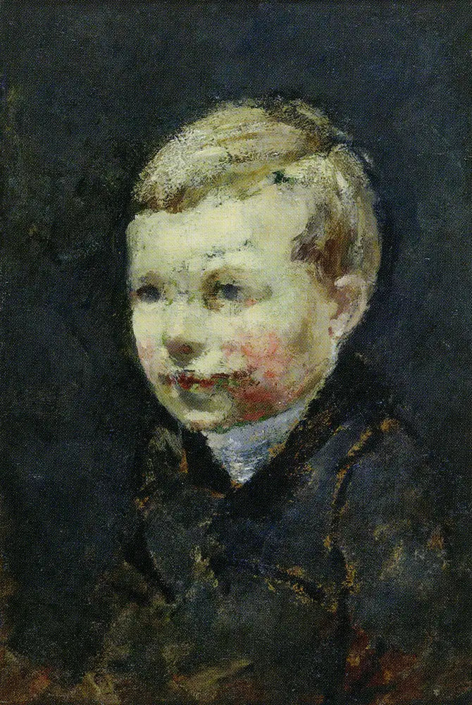 Kopf eines Jungen - Edvard Munch