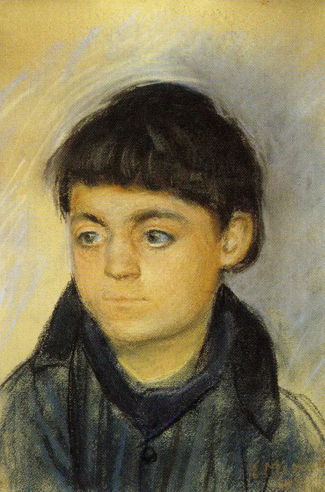 Kopf eines Jungen - Edvard Munch