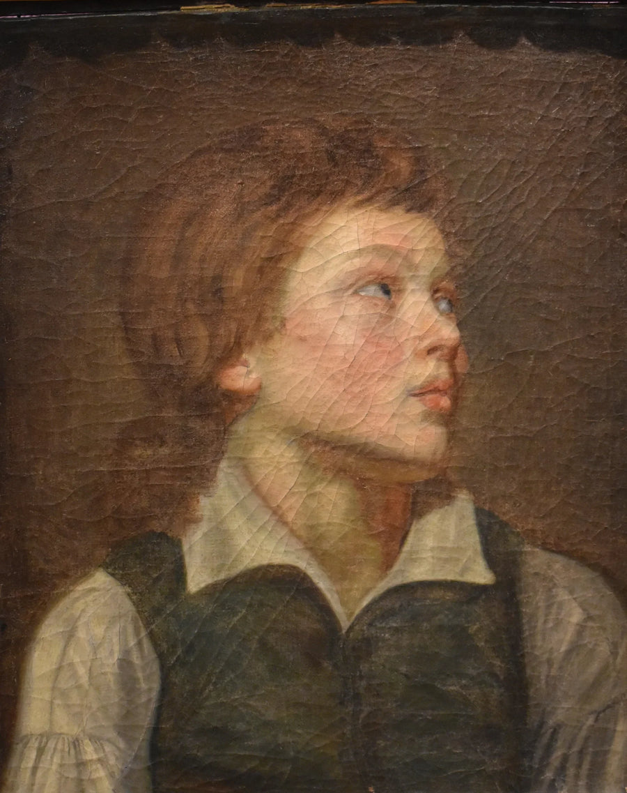 Kopf eines Jungen - Jean-Baptiste Greuze