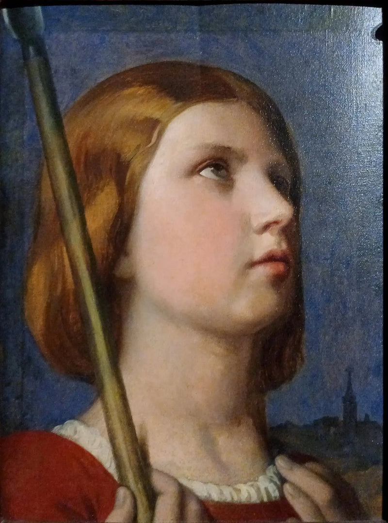 Kopf von Jeanne d'Arc in Ekstase - Jean-Auguste-Dominique Ingres