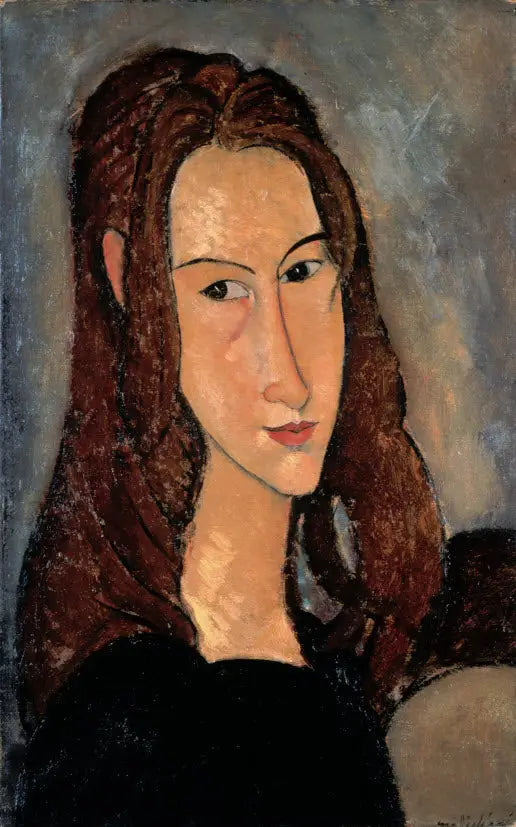 Kopf von Jeanne Hébuterne nach rechts - Amedeo Modigliani