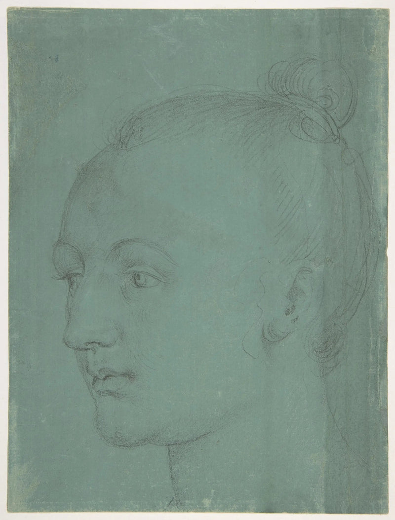 Kopf einer jungen Frau - Albrecht Dürer