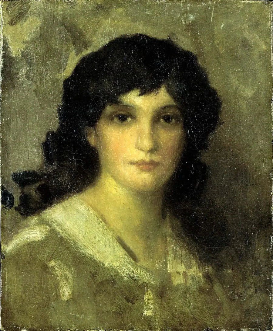 Kopf einer jungen Frau - James Abbott McNeill Whistler