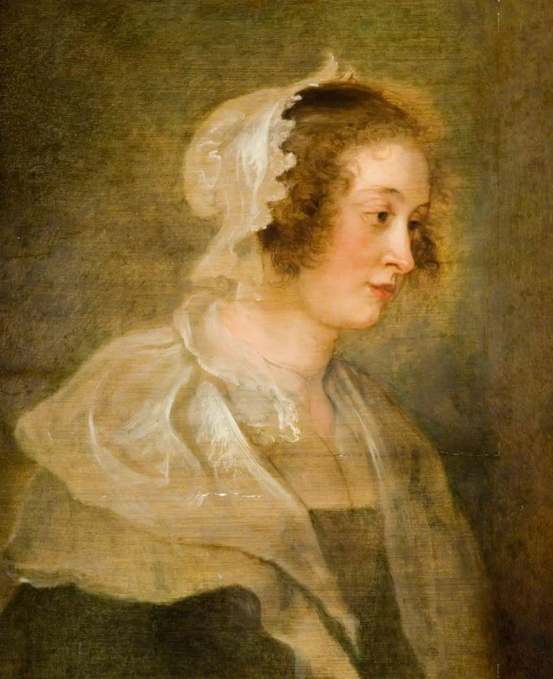 Kopf einer jungen Frau - Peter Paul Rubens