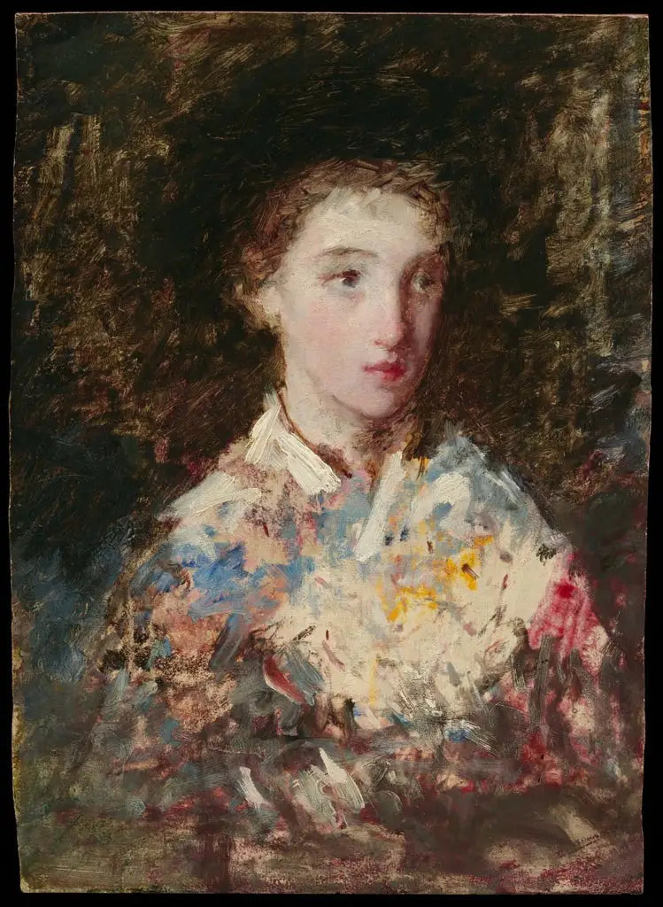 Kopf eines jungen Mädchens - Mary Cassatt