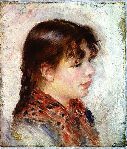 Kopf eines neapolitanischen Mädchens - Pierre-Auguste Renoir