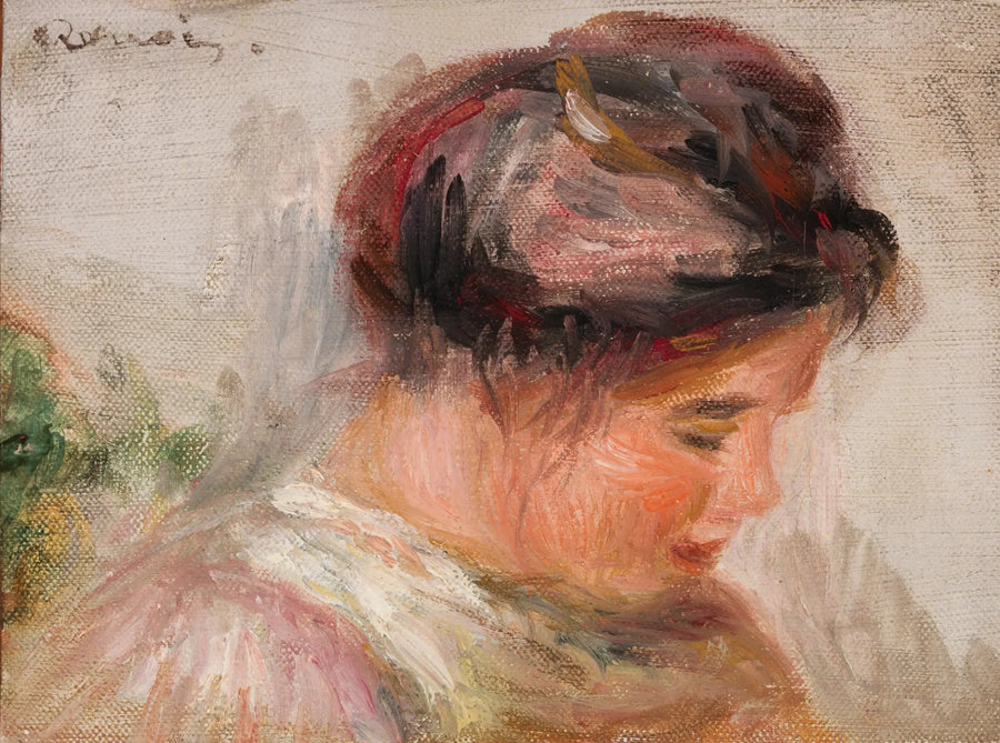 Kopf eines jungen Mädchens - Pierre-Auguste Renoir