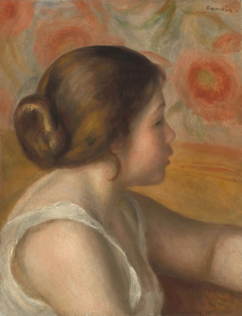 Kopf eines jungen Mädchens - Pierre-Auguste Renoir