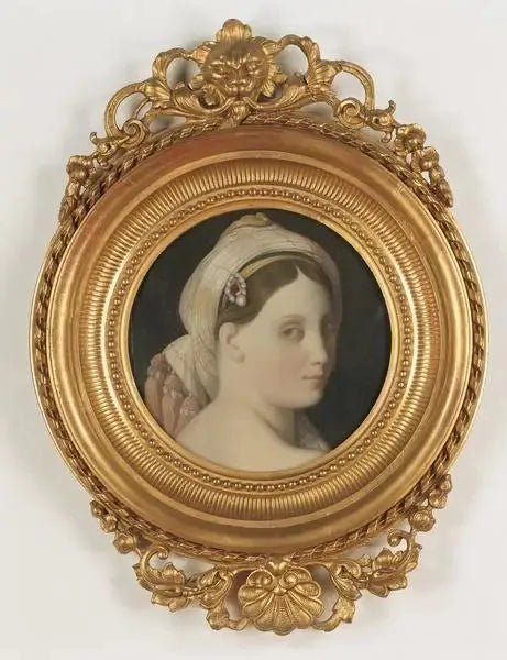 Kopf der großen Odaliske - Jean-Auguste-Dominique Ingres