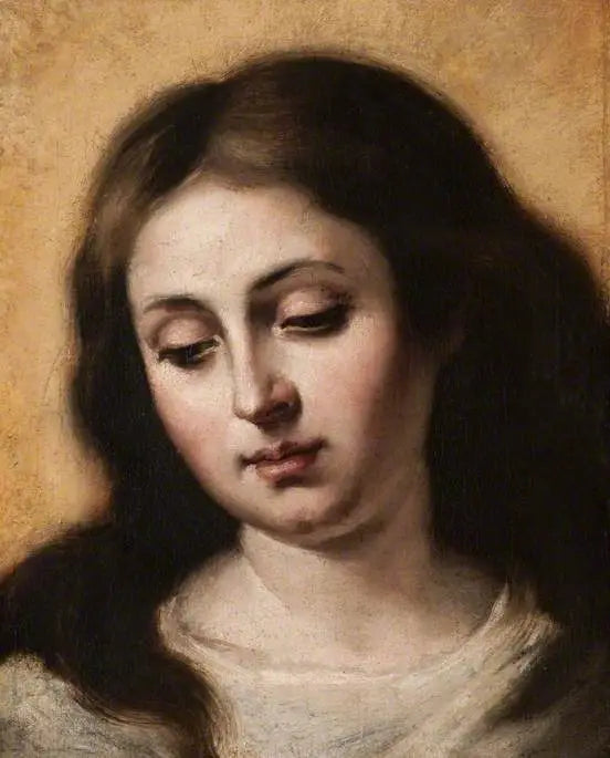 Kopf der Madonna - Bartolomé Esteban Murillo