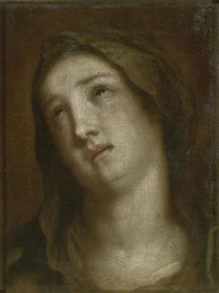 Kopf der trauernden Jungfrau - Antoine van Dyck