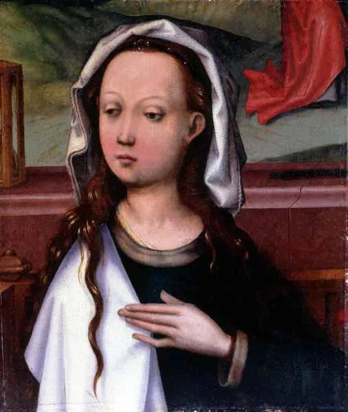 Kopf der Jungfrau - Hans Holbein der Ältere