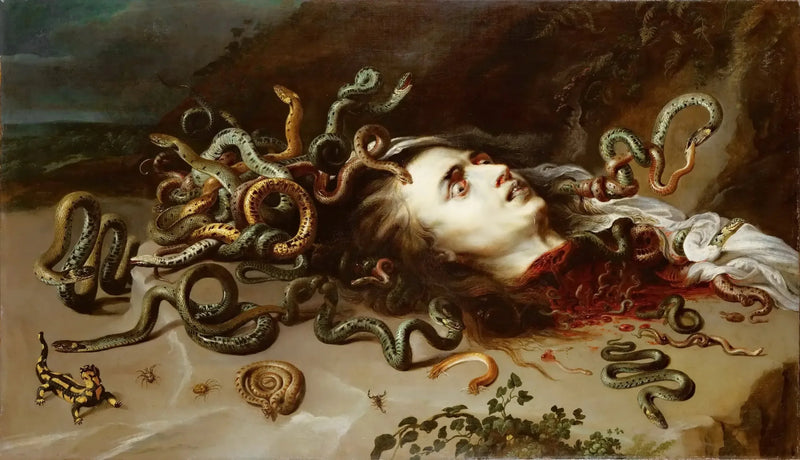 Kopf der Medusa - Peter Paul Rubens