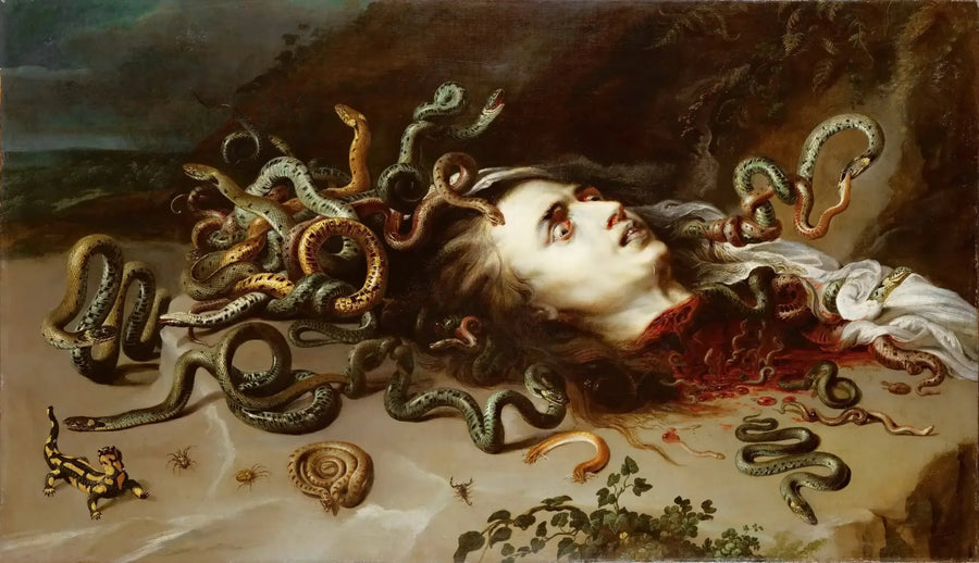 Kopf der Medusa - Peter Paul Rubens