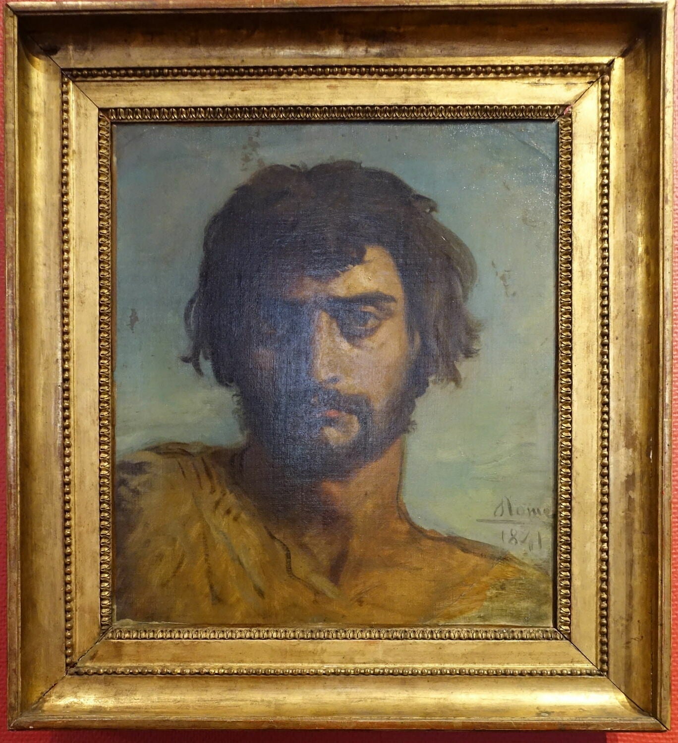 Tête de pâtre des Marais Pontins - Théodore Chassériau image 1 copie peinte à la main à l’huile