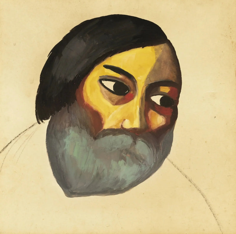Kopf eines Bauern - Kazimir Malevich
