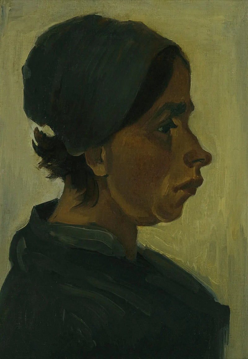 Bäuerin mit schwarzer Mütze - Vincent van Gogh