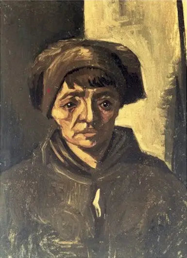 Bäuerin mit schwarzer Mütze - Vincent van Gogh