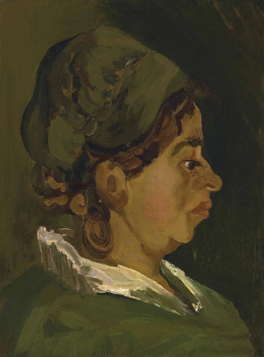 Bäuerinnenkopf: rechte Profilansicht - Vincent van Gogh