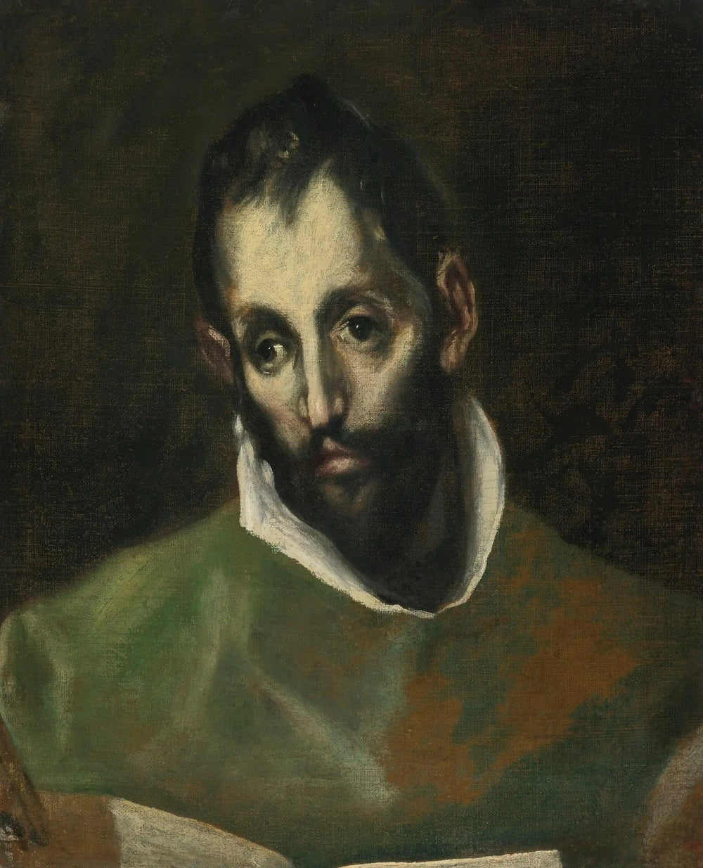 Tête de saint Luc l'évangéliste - El Greco image 1 reproduction réalisée par Alpha Reproduction