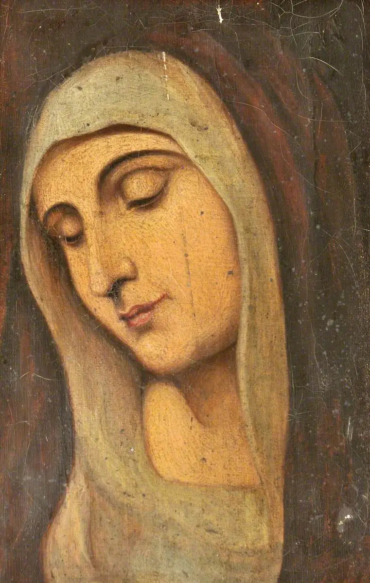 Kopf der Heiligen Anna - Bartolomé Esteban Murillo