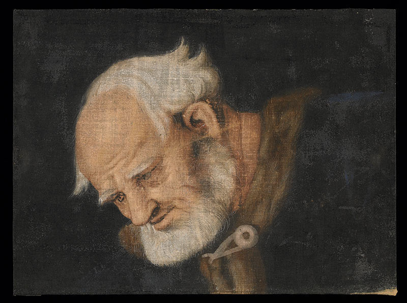 Kopf eines alten Mannes (Nicodème?) - Hans Baldung Grien