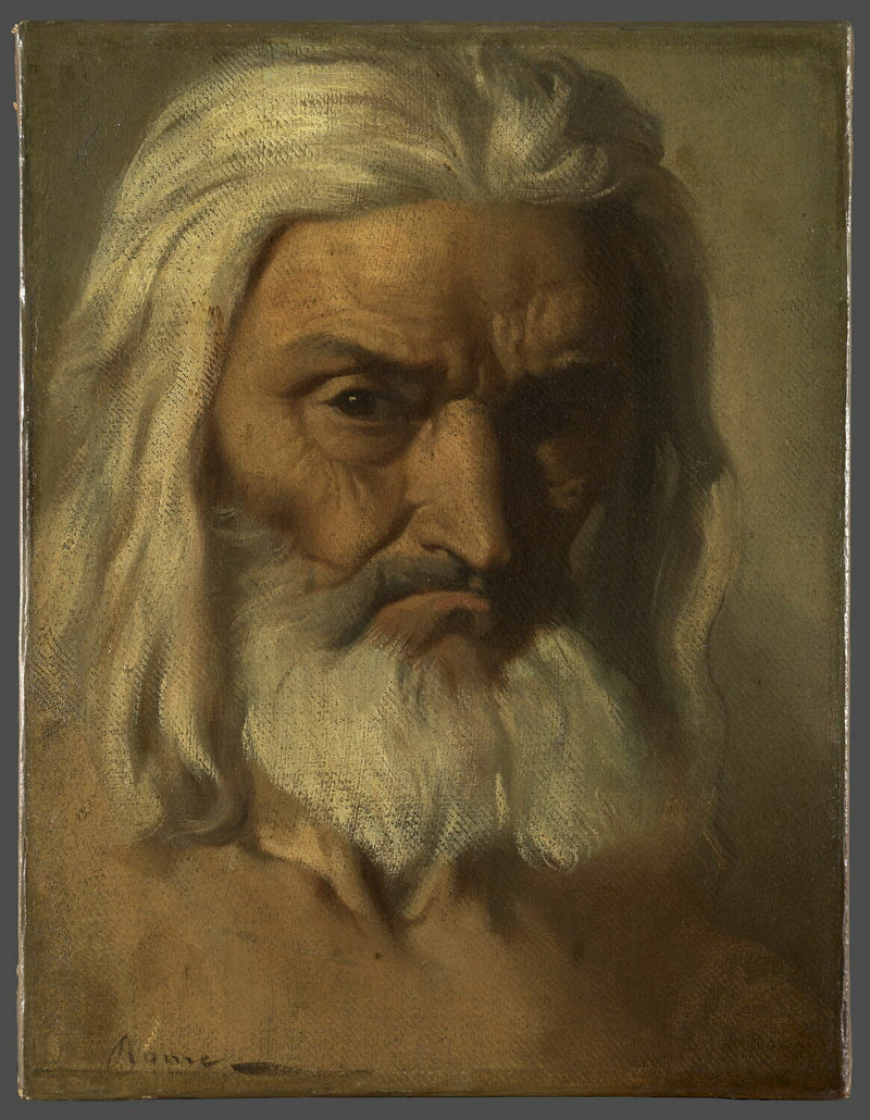 Kopf eines alten Mannes - Théodore Chassériau