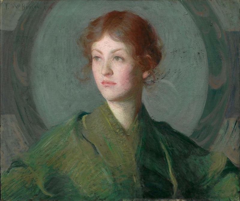 Dekorative Kopf - Frank Weston Benson