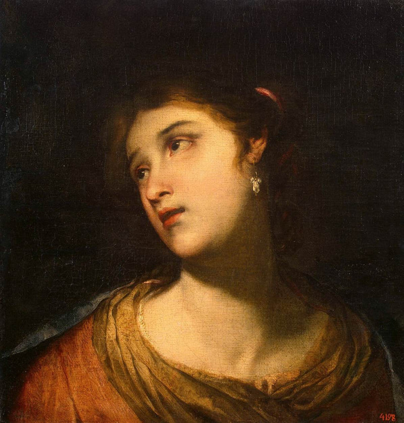Kopf einer Frau - Juan de Valdés Leal