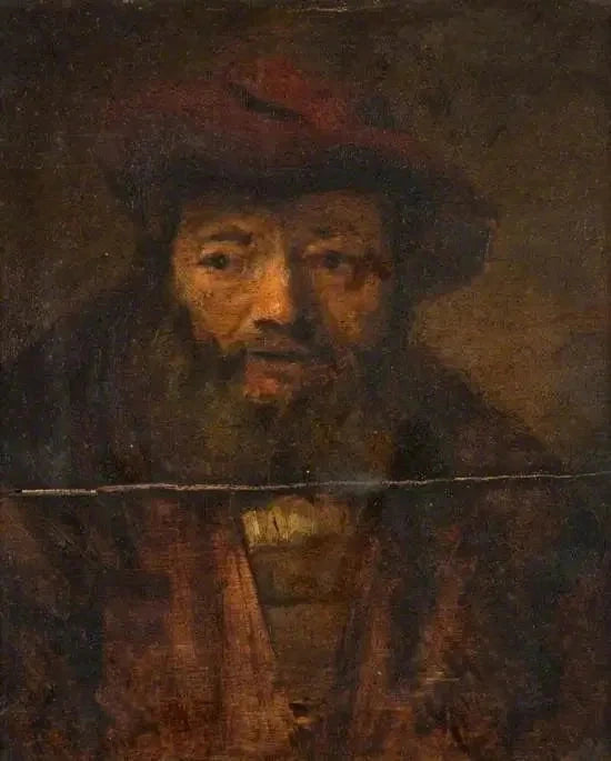 Bartmannkopf - Rembrandt
