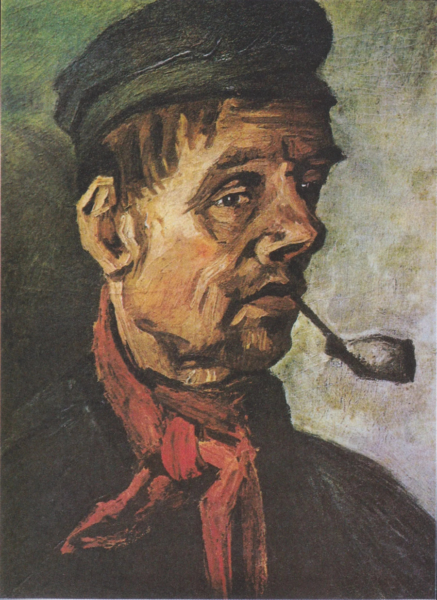 Kopf eines Mannes mit einer Pfeife - Vincent van Gogh