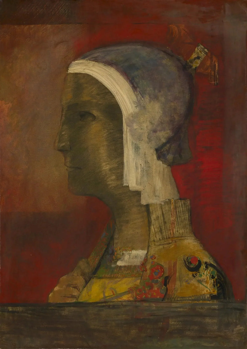 Symbolischer Kopf - Odilon Redon