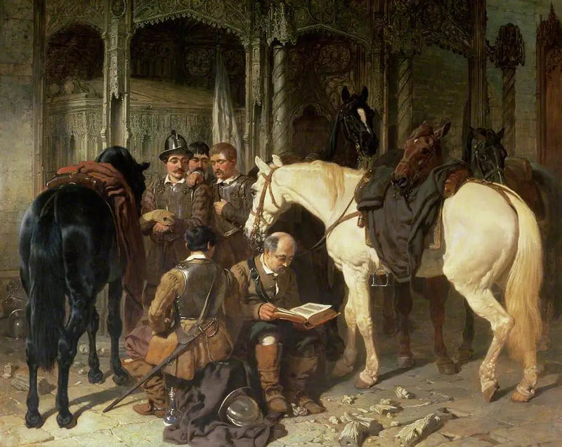 Runde Köpfe in einer Kirche von Arundel - John Frederick Herring, Sr.