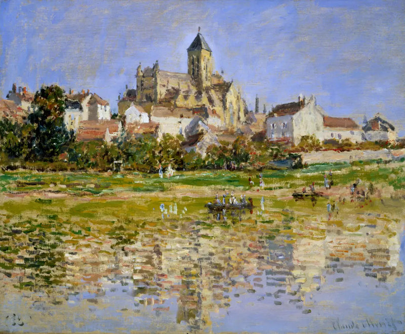 Die Kirche von Vétheuil - Claude Monet