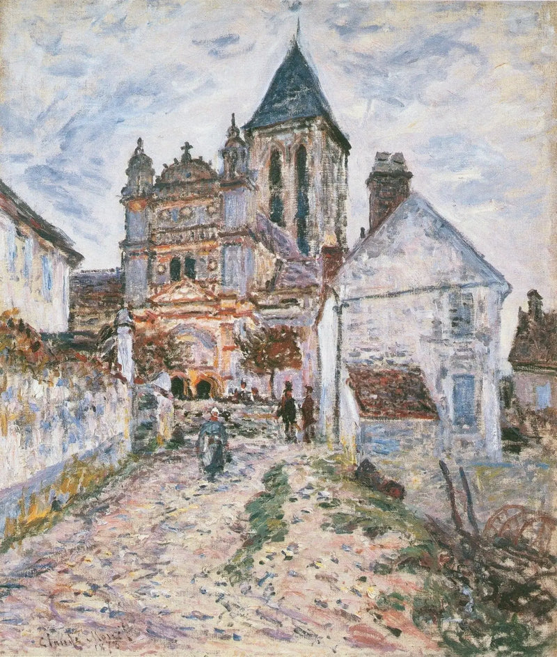 Die Kirche von Vétheuil - Claude Monet