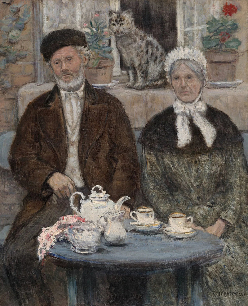 Thé de l'après-midi - Jean-François Raffaëlli
