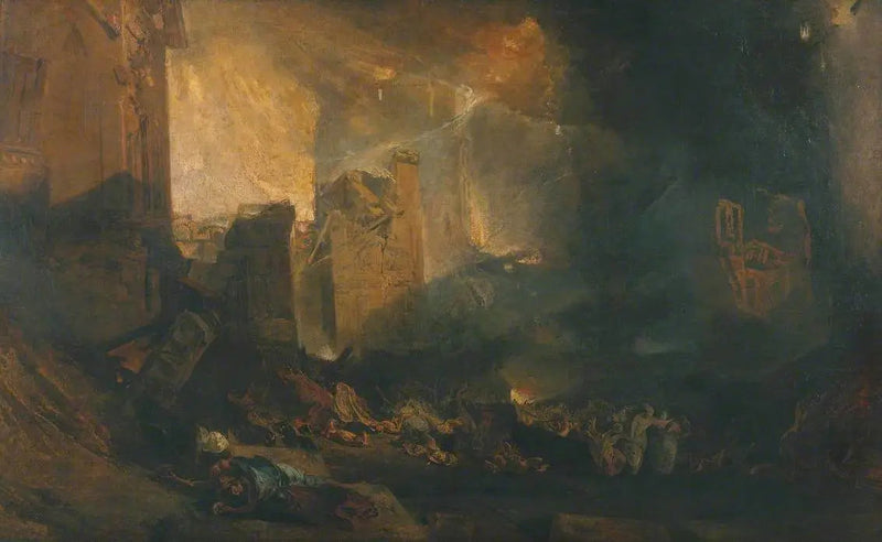 Die Zerstörung von Sodom - J. M. W. Turner