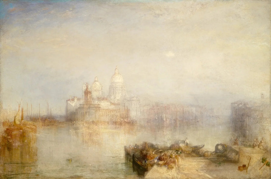Die Dogana und Santa Maria della Salute, Venedig - J. M. W. Turner