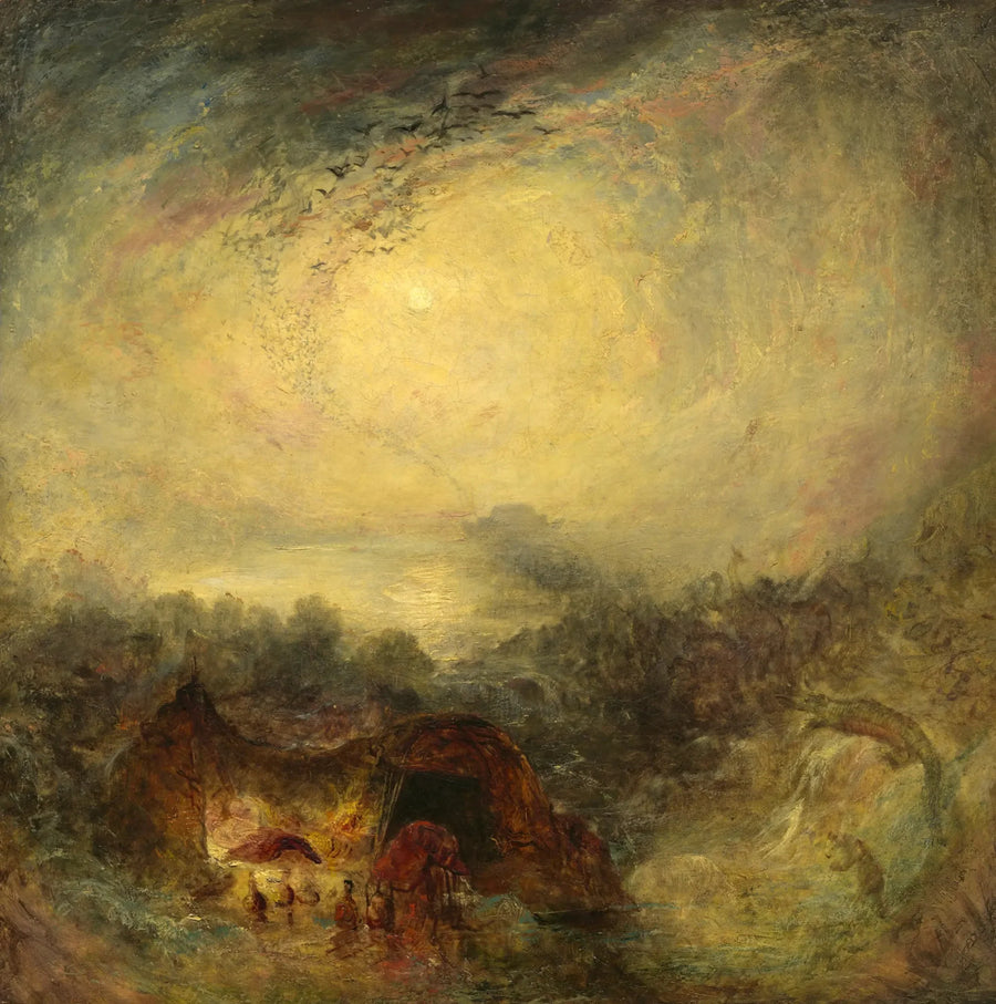 Der Abend der Flut - J. M. W. Turner