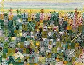 The Flora of the Heath - Paul Klee image 1 reproduction réalisée par Alpha Reproduction